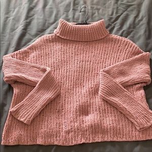 Soft Millennial Pink Turtleneck